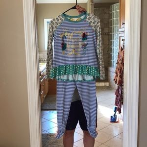 Matilda Jane shirt and leggings